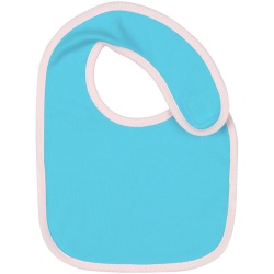 PS2102083103 Molti. Нагрудник детский Baby Prime, бирюзовый с розовым