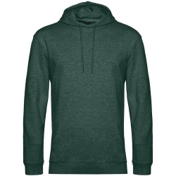 PS2102084315 BNC. Толстовка с капюшоном унисекс Hoodie, темно-зеленый меланж