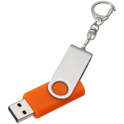 PS1U-ORG3 Флешка Twist, оранжевая, 8 Гб