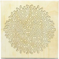 PS2012463 Abedyabka. Фрактальный пазл Puzzliki Asterisk Medium, 26 деталей