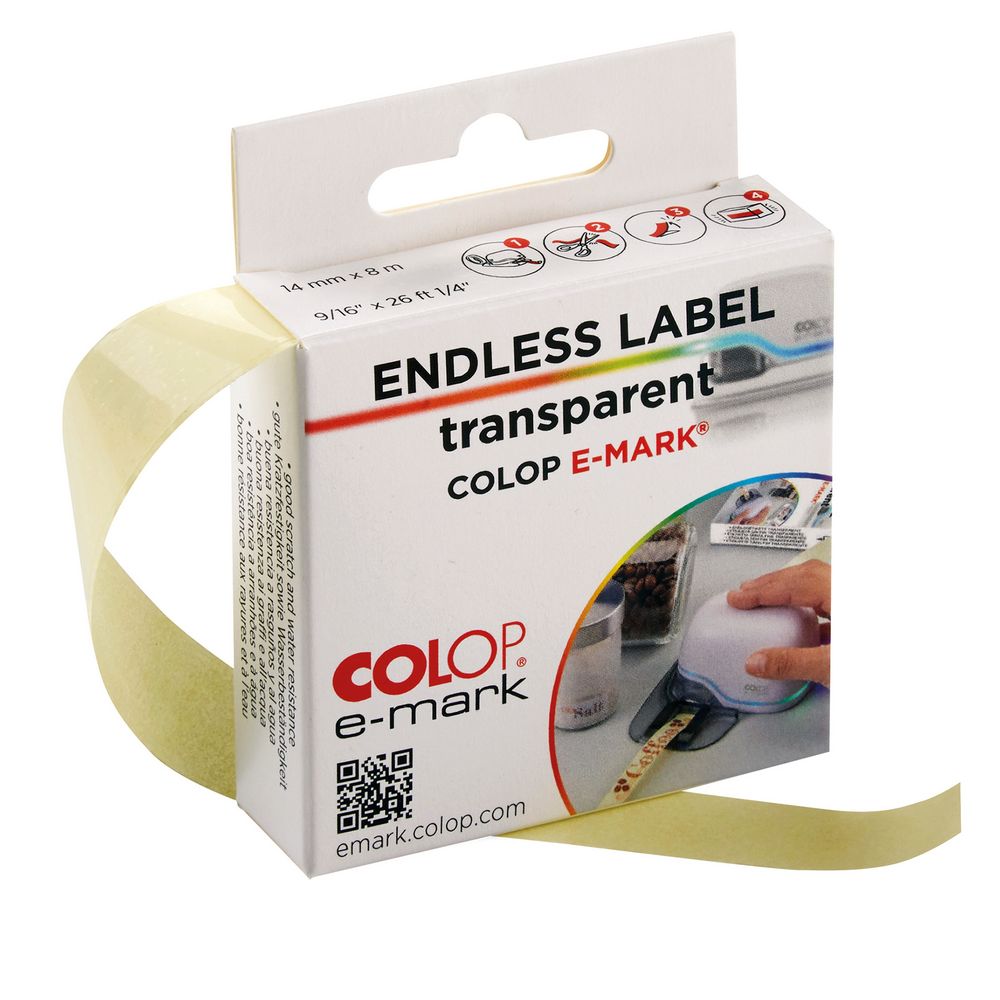 PS2203156182 Colop. Клейкая лента для принтера Colop e-mark, прозрачная