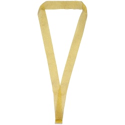 PS2203156839 Лента для медали с пряжкой Ribbon, золотистая