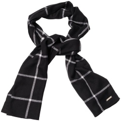PS2102085915 Ungaro. Шарф Aurelia Gold, черный