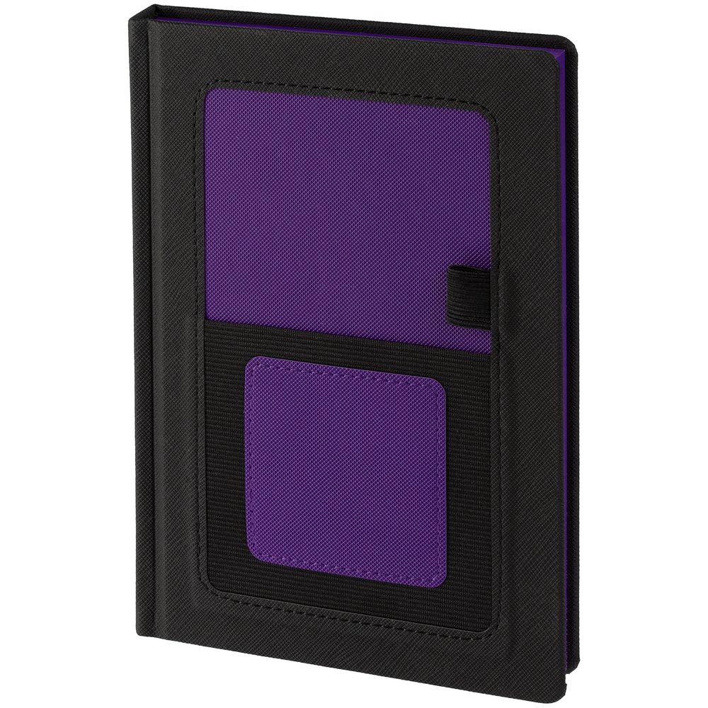 PS2408238663 Контекст. Ежедневник Mobile, недатированный, черно-фиолетовый