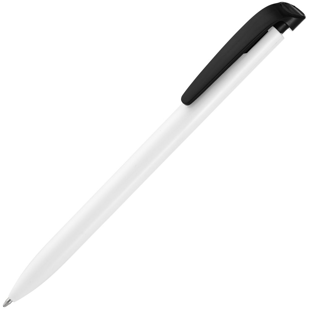 PS2102086284 Open. Ручка шариковая Favorite, белая с черным
