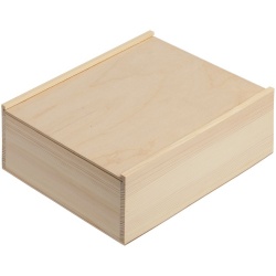 PS2006587 сделано в России. Деревянный ящик Timber, большой, неокрашенный