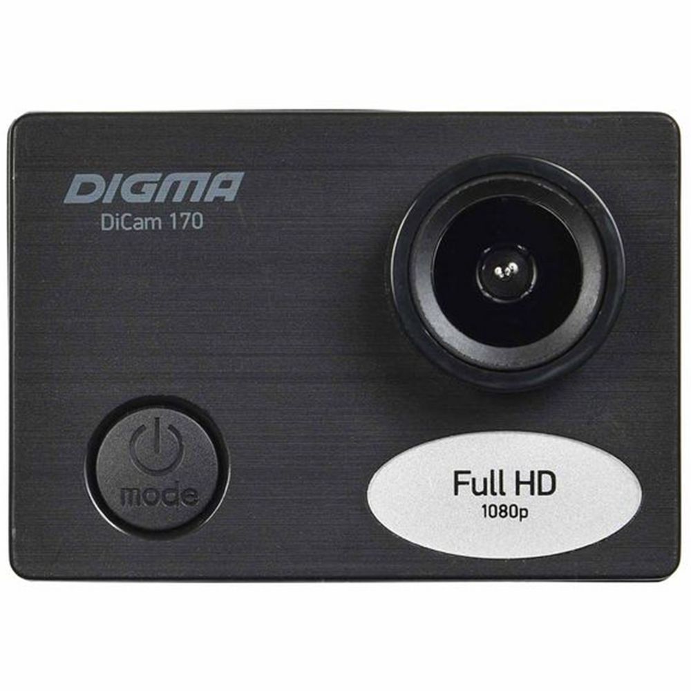 PS2102089330 DIGMA. Экшн-камера Digma DiCam 170, черная