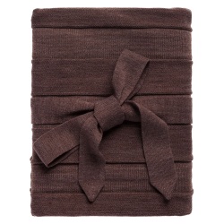 PS2005704 teplo. Плед Pleat, коричневый