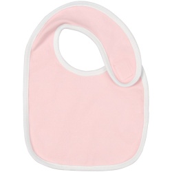 PS2102083104 Molti. Нагрудник детский Baby Prime, розовый с молочно-белым