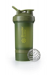PS2006710 BlenderBottle. Спортивный шейкер с контейнером ProStak, зеленый (оливковый)