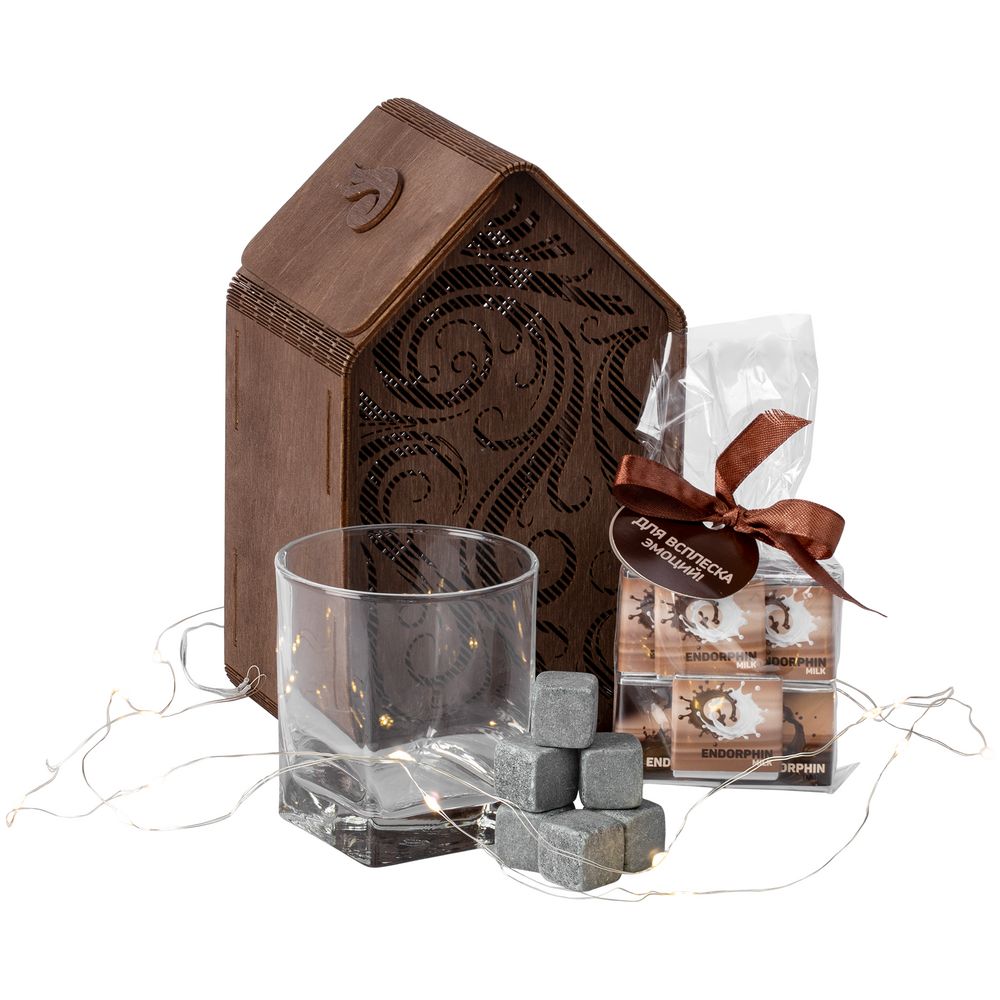 PS2102091048 Набор Lighthouse Whisky, с шоколадом