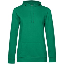 PS2102084526 BNC. Толстовка с капюшоном женская Hoodie, зеленая