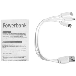 PS2007654 Uniscend. Внешний аккумулятор Uniscend Full Feel 10000 мАч с индикатором, белый