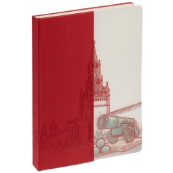PS2102088258 Inspire. Блокнот &laquo;Города. Москва&raquo;, красный