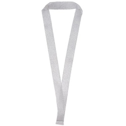 PS2203156840 Лента для медали с пряжкой Ribbon, серебристая