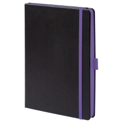 PS2002759 Inspire. Ежедневник Tone недатированный, черный с фиолетовым