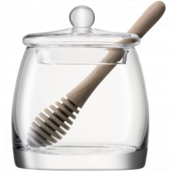 PS2102089826 LSA International. Банка для меда с деревянной ложкой Serve