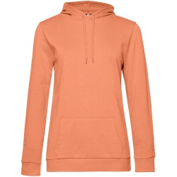 PS2102084441 BNC. Толстовка с капюшоном женская Hoodie, светло-оранжевая