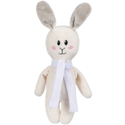 PS2203154819 Игрушка Beastie Toys, заяц с белым шарфом