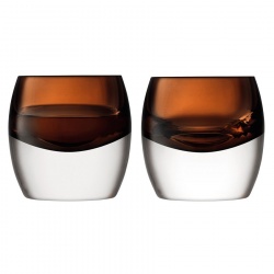 PS2102089928 LSA International. Набор бокалов Whisky Club, коричневый