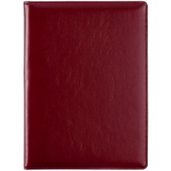 PS220413673 сделано в России. Папка для конференций Signature, бордовая с бежевым