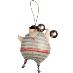 PS2006459 Ima Naroditskaya. Набор из 3 елочных игрушек Circus Collection: фокусник, силач и лев