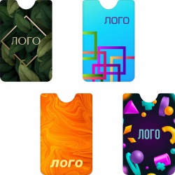 PS2408262730 сделано в России. Чехол для карты с RFID-защитой на заказ, ПВХ