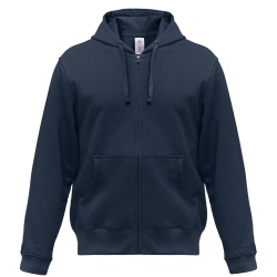 PS183070850 BNC. Толстовка мужская Hooded Full Zip темно-синяя, размер S