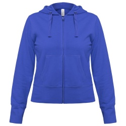 PS183070657 BNC. Толстовка женская Hooded Full Zip ярко-синяя, размер S