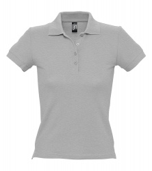PS14TX-GRY1 Sol&#39;s. Рубашка поло женская PEOPLE 210, серый меланж