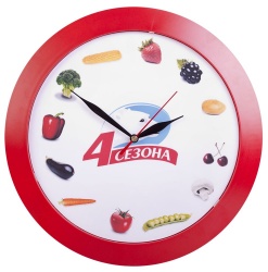 PSW-RED1 Часы настенные Vivid Large, красные