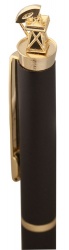 PS15B-BRN5 Rezolution. Ручка шариковая Derrick Golden Top
