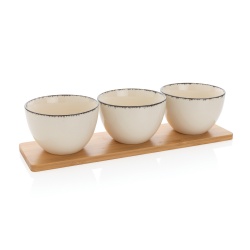 XI2203281453 Ukiyo. Набор для сервировки Ukiyo из 3 предметов с бамбуковым подносом
