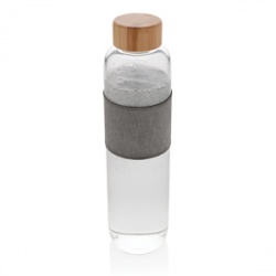 XI220328656 XD Collection. Бутылка Impact из боросиликатного стекла с бамбуковой крышкой, 750 мл