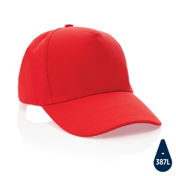 XI220328428 XD Collection. Бейсболка Impact из переработанного хлопка AWARE™, 5 клиньев, 280 г/м2