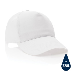 XI220328438 XD Collection. Бейсболка Impact из переработанного хлопка AWARE™, 5 клиньев, 190 г/м2