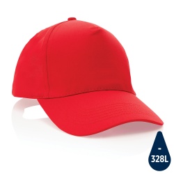 XI220328437 XD Collection. Бейсболка Impact из переработанного хлопка AWARE™, 5 клиньев, 190 г/м2