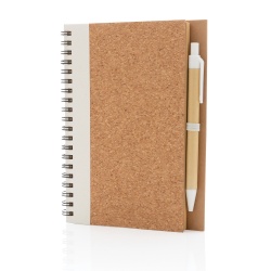 XI220328341 XD Collection. Блокнот на спирали Cork с ручкой