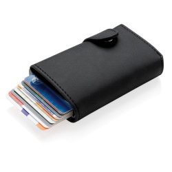 XI220328879 XD Collection. Алюминиевый картхолдер Standard с PU кошельком и защитой RFID