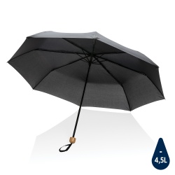 XI22032837 XD Collection. Компактный зонт Impact из RPET AWARE™ с бамбуковой ручкой, d96 см