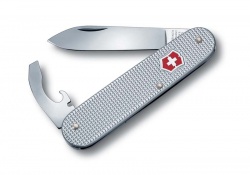 VX18N-GRY1 Victorinox Bantam. Нож перочинный VICTORINOX Bantam Alox, 84 мм, 5 функций, алюминиевая рукоять, серебристый