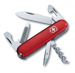 VX18N-RED6 Victorinox Sportsman. Нож перочинный VICTORINOX Sportsman, 84 мм, 13 функций, красный