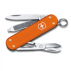 GR210919193 Victorinox Classic Limited Edition 2021. Нож-брелок VICTORINOX Classic Alox LE 2021, 58 мм, 5 функций, алюминиевая рукоять, оранжевый