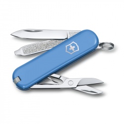 GR210919171 Victorinox Classic SD. Нож-брелок VICTORINOX Classic SD Colors "Summer Rain", 58 мм, 7 функций, голубой