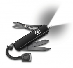 GR210919152 Victorinox. Нож-брелок VICTORINOX Signature Lite Onyx Black, 58 мм, 8 функций, чёрный