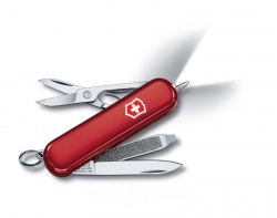 VX2N-RED17 Victorinox Signature. Нож-брелок VICTORINOX Signature Lite, 58 мм, 7 функций, красный