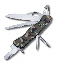 GR1711131059 Victorinox Trailmaster. Нож перочинный VICTORINOX Trailmaster One Hand, 111 мм, 12 функций, с фиксатором лезвия, камуфляж
