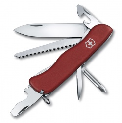 GR1711131060 Victorinox Trailmaster. Нож перочинный VICTORINOX Trailmaster, 111 мм, 12 функций, с фиксатором лезвия, красный