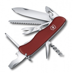 GR1711131035 Victorinox Outrider. Нож перочинный VICTORINOX Outrider, 111 мм, 14 функций, с фиксатором лезвия, красный
