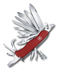 GR1711131063 Victorinox WorkChamp. Нож перочинный VICTORINOX WorkChamp XL, 111 мм, 31 функция, с фиксатором лезвия, красный
